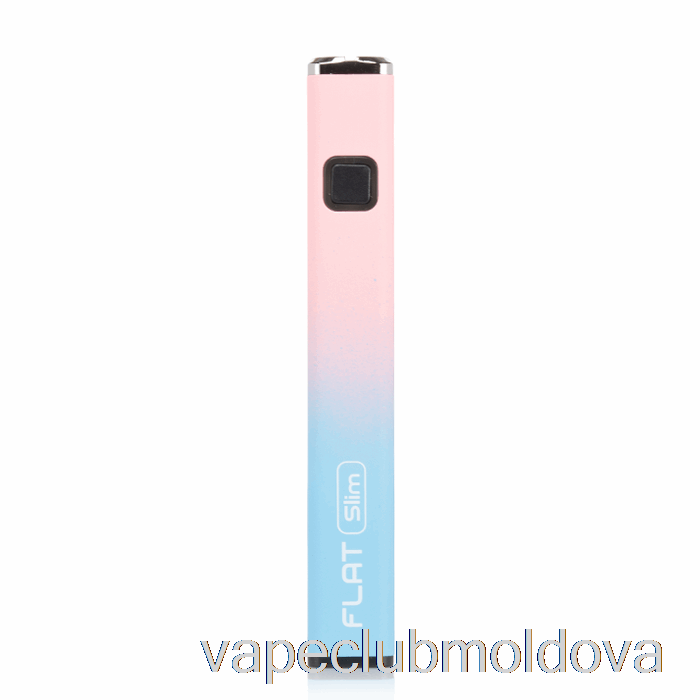 Kit Vape Pod Yocan Flat Slim 350mah Baterie Albastru Roz